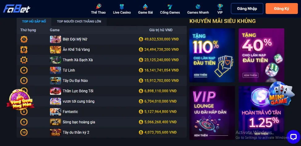 Sự kiện đặc biệt khuyến mãi ug88 dành cho game thủ